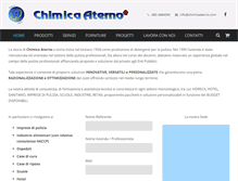 Tablet Screenshot of chimicaaterno.com